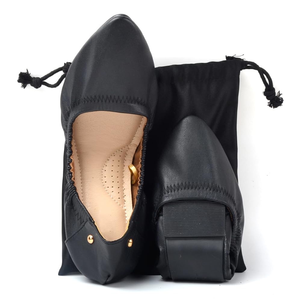 Elegant Black Women's Flats